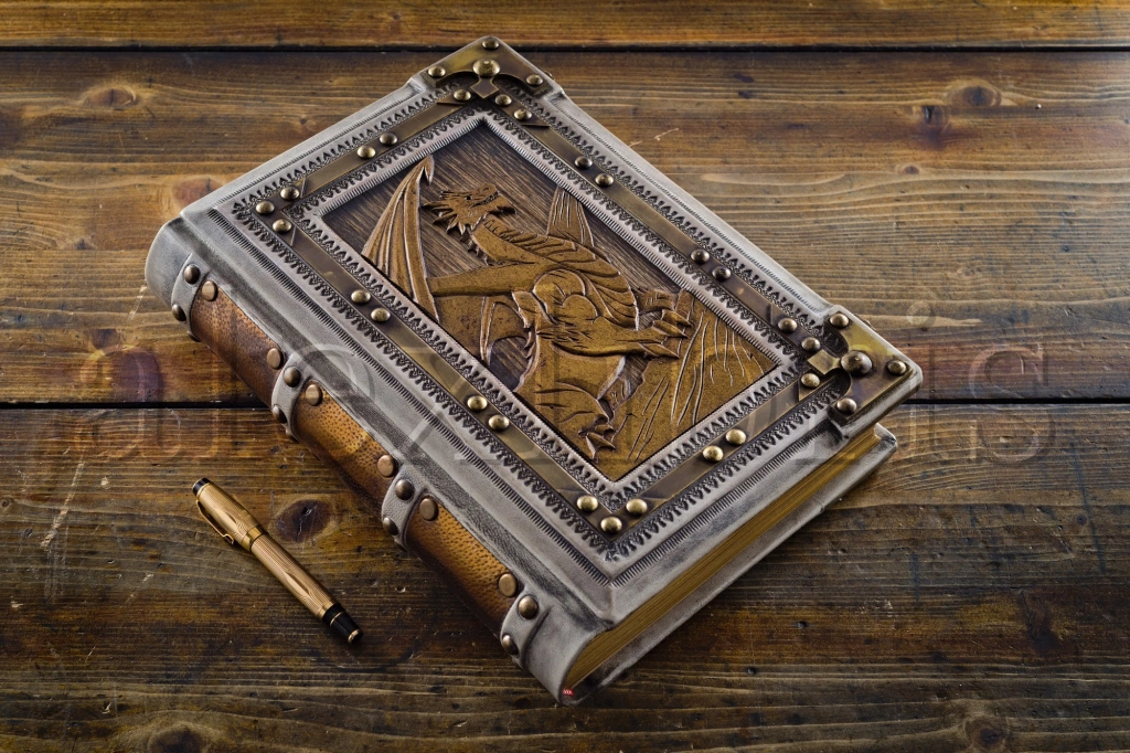 Dragon’s Lair Leather Journal: Large 10×13 Inches, 500 Pages – A Unique and Custom-Ordered Masterpiece for Dragon Enthusiast