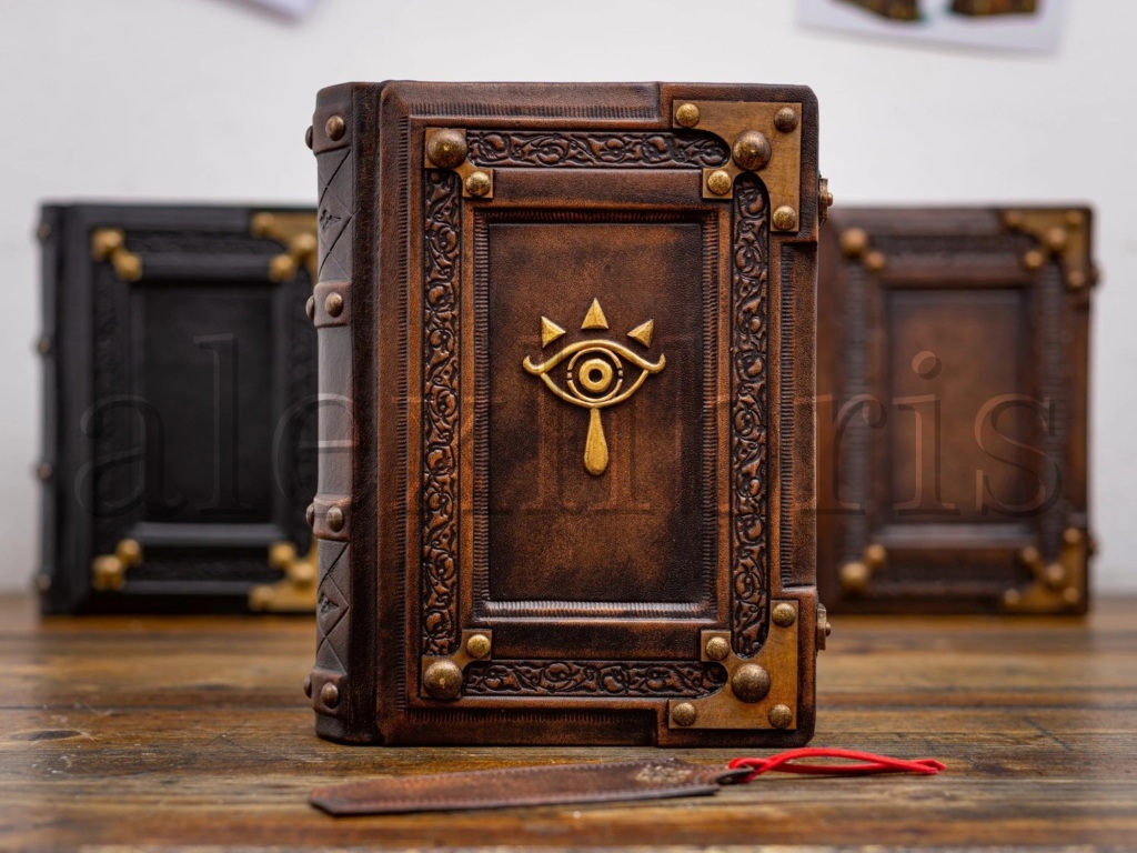 Zelda Leather Journal: Large 8×10 Inches, 600 Pages – Embark on an Epic Adventure with this Exquisite Leather Journal inspired by the World of Zelda