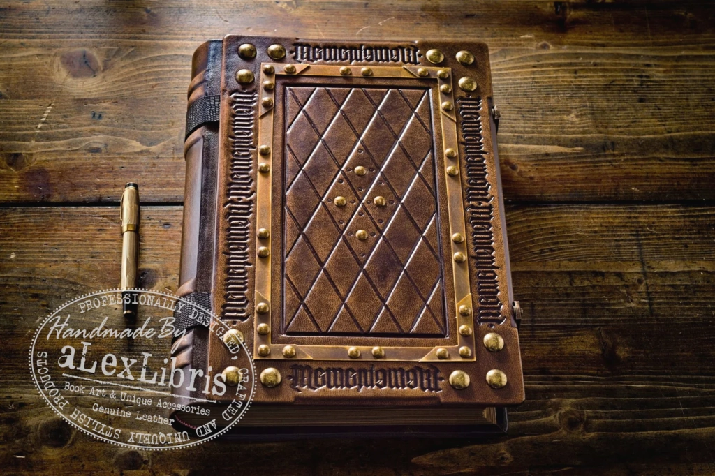 Memento Mori Leather Journal – A Reminder of Life’s Transience